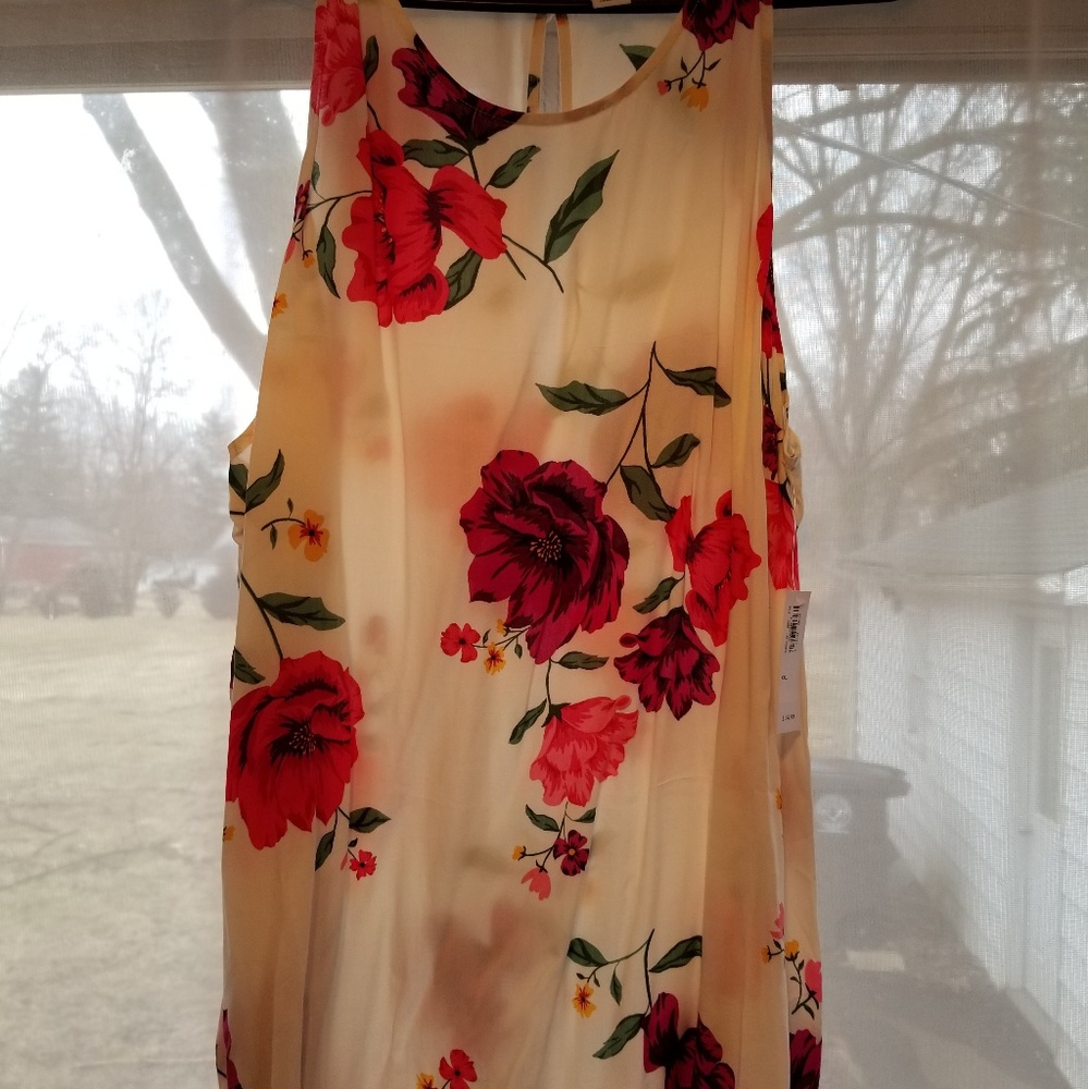 Floral print tank